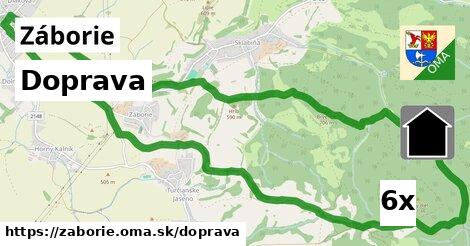 doprava v Záborie