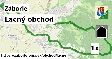 lacný obchod v Záborie