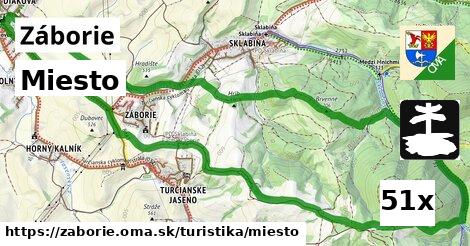 Miesto, Záborie