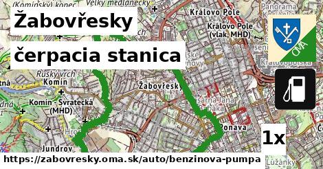 čerpacia stanica, Žabovřesky