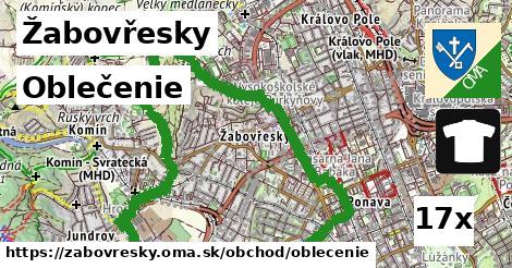 Oblečenie, Žabovřesky