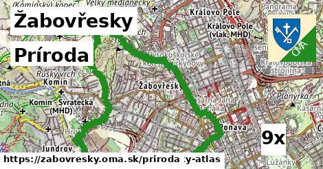 príroda v Žabovřesky