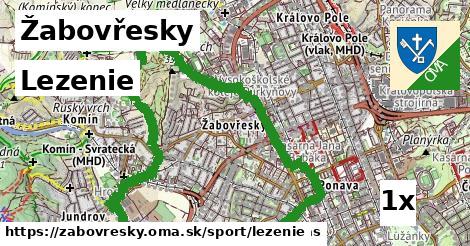 Lezenie, Žabovřesky