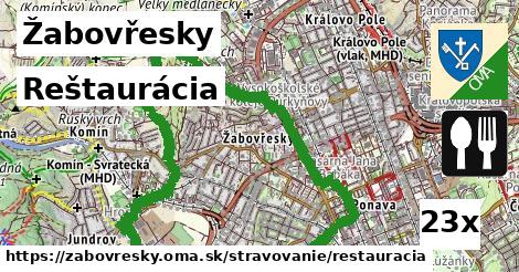 Reštaurácia, Žabovřesky