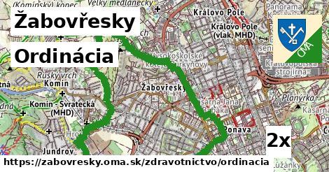 Ordinácia, Žabovřesky