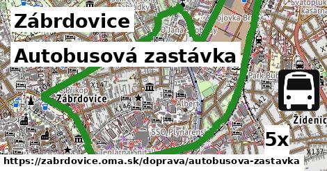 Autobusová zastávka, Zábrdovice