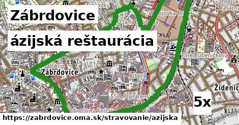 ázijská reštaurácia, Zábrdovice