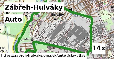 auto v Zábřeh-Hulváky