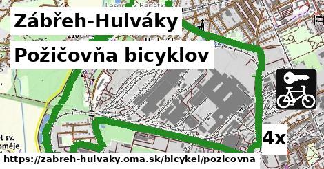 Požičovňa bicyklov, Zábřeh-Hulváky