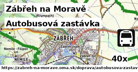 Autobusová zastávka, Zábřeh na Moravě