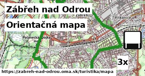 Orientačná mapa, Zábřeh nad Odrou