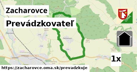 prevádzkovateľ v Zacharovce