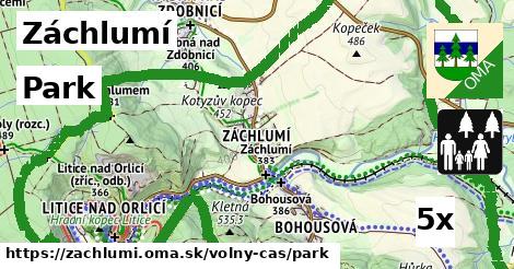 Park, Záchlumí