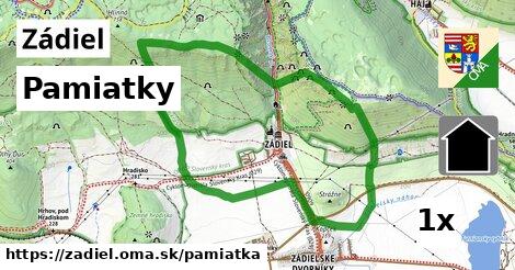 pamiatky v Zádiel