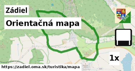 Orientačná mapa, Zádiel