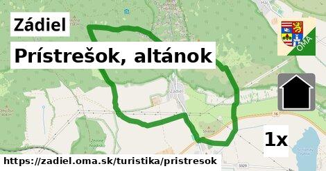 Prístrešok, altánok, Zádiel