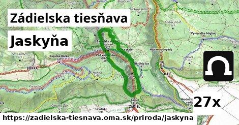 Jaskyňa, Zádielska tiesňava