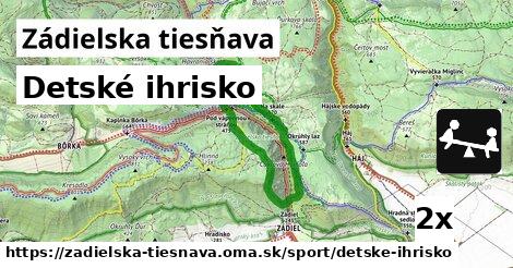 Detské ihrisko, Zádielska tiesňava