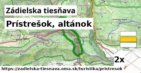 prístrešok, altánok v Zádielska tiesňava