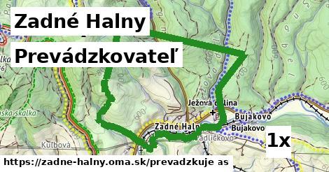 prevádzkovateľ v Zadné Halny