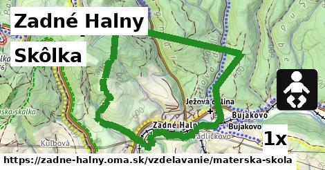 skôlka v Zadné Halny