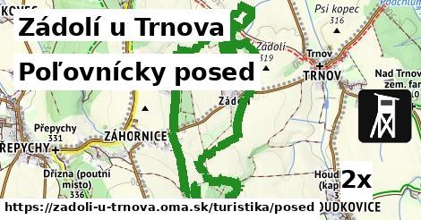 poľovnícky posed v Zádolí u Trnova