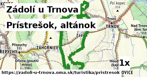 prístrešok, altánok v Zádolí u Trnova