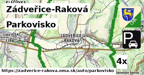 Parkovisko, Zádveřice-Raková