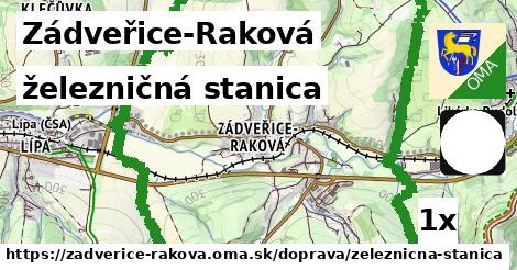 železničná stanica, Zádveřice-Raková