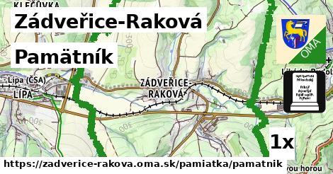 Pamätník, Zádveřice-Raková