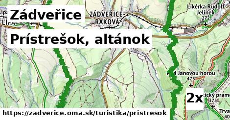 Prístrešok, altánok, Zádveřice