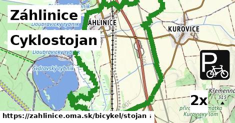 cyklostojan v Záhlinice