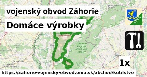 Domáce výrobky, vojenský obvod Záhorie