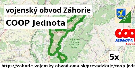 COOP Jednota v vojenský obvod Záhorie