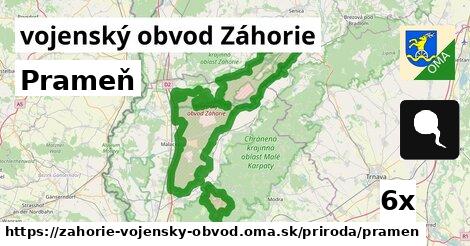 Prameň, vojenský obvod Záhorie