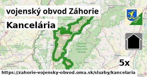 Kancelária, vojenský obvod Záhorie