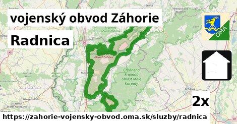 Radnica, vojenský obvod Záhorie