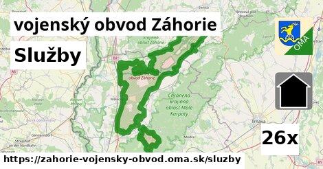 služby v vojenský obvod Záhorie