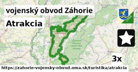 Atrakcia, vojenský obvod Záhorie