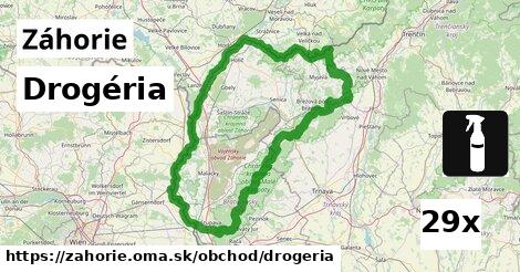 Drogéria, Záhorie