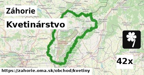 Kvetinárstvo, Záhorie