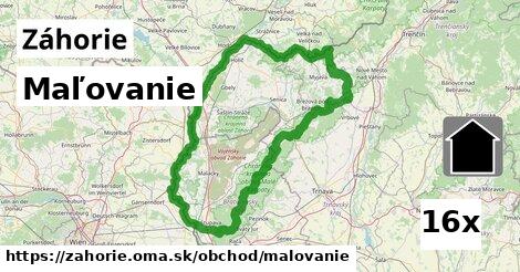 Maľovanie, Záhorie