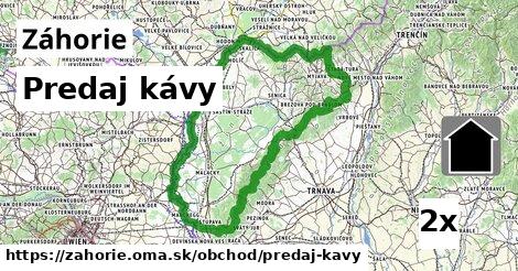 Predaj kávy, Záhorie