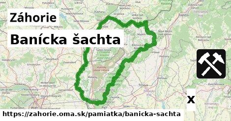 Banícka šachta, Záhorie