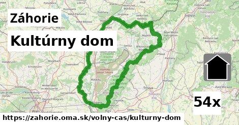 Kultúrny dom, Záhorie