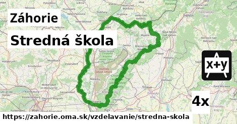 Stredná škola, Záhorie