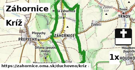 Kríž, Záhornice