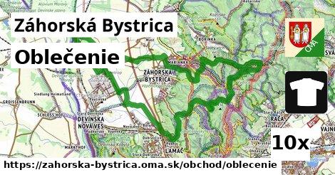 Oblečenie, Záhorská Bystrica