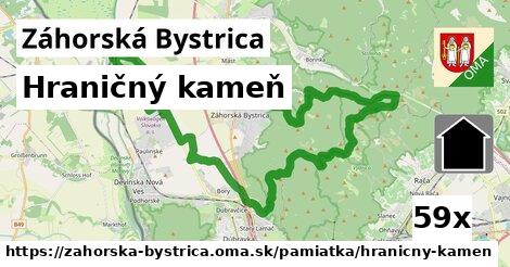 Hraničný kameň, Záhorská Bystrica