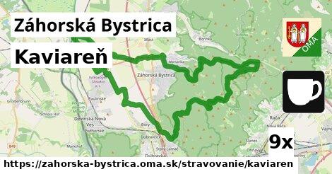 kaviareň v Záhorská Bystrica